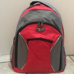EA Sports Red and Gray Backpack